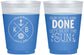 Custom Wedding 16 oz Color Changing Frosted Cups - Nautical | 495