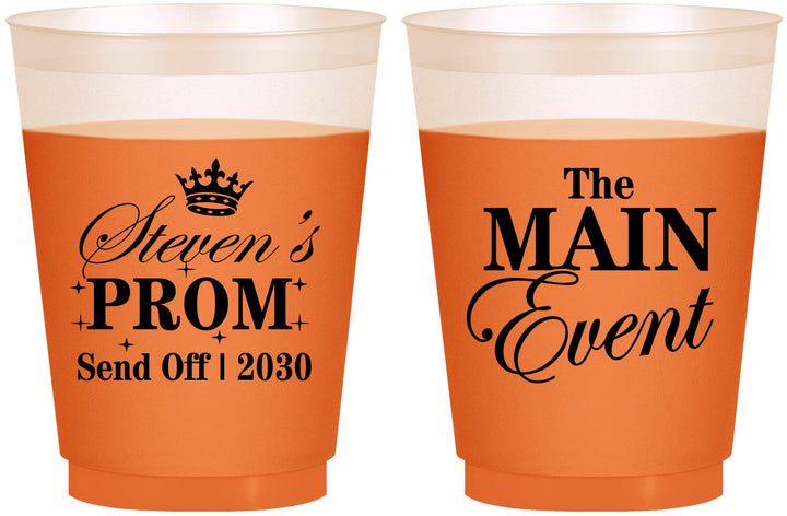 Custom Prom 16 oz Color Changing Frosted Cups - Send Off | 50008