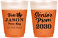 Custom Prom 16 oz Color Changing Frosted Cups - King Vote | 50019
