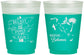 Custom Wedding 16 oz Color Changing Frosted Cups - Bahamas | 507