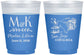 Custom Wedding 16 oz Color Changing Frosted Cups - Costa Rica | 519