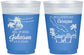 Custom Wedding 16 oz Color Changing Frosted Cups - Curacao | 521