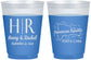 Custom Wedding 16 oz Color Changing Frosted Cups - Domincan Republic | 522