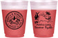 Custom Wedding 16 oz Color Changing Frosted Cups - Domincan Republic | 523