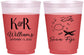 Custom Wedding 16 oz Color Changing Frosted Cups - Fiji | 524