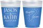 Custom Wedding 16 oz Color Changing Frosted Cups - Guam | 526