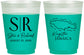 Custom Wedding 16 oz Color Changing Frosted Cups - Jamaica | 530
