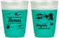 Custom Wedding 16 oz Color Changing Frosted Cups - Jamaica | 531