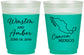 Custom Wedding 16 oz Color Changing Frosted Cups - Mexico | 534