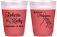 Custom Wedding 16 oz Color Changing Frosted Cups - Philippines | 536