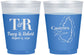 Custom Wedding 16 oz Color Changing Frosted Cups - St Lucia | 540
