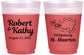 Custom Wedding 16 oz Color Changing Frosted Cups - St Maarten | 542