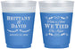 Custom Wedding 16 oz Color Changing Frosted Cups - Take A Shot We Tied The Knot | 552