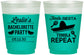 Custom Bachelorette 16 oz Color Changing Frosted Cups - Fiesta Siesta Tequila Repeat | 60003
