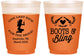 Custom Bachelorette 16 oz Color Changing Frosted Cups - One Last Ride | 60024