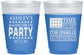 Custom Bachelorette 16 oz Color Changing Frosted Cups - Star Spangled Hammered | 60025