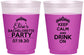 Custom Bachelorette 16 oz Color Changing Frosted Cups - Keep Calm Drink On | 60036