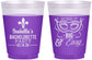Custom Bachelorette 16 oz Color Changing Frosted Cups - Mardi Gras | 60059