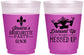 Custom Bachelorette 16 oz Color Changing Frosted Cups - Mardi Gras | 60061