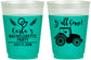 Custom Bachelorette 16 oz Color Changing Frosted Cups - Tractor Farm | 60070