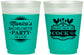 Custom Bachelorette 16 oz Color Changing Frosted Cups - Epic Night Of Cocktails | 60071