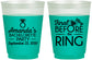 Custom Bachelorette 16 oz Color Changing Frosted Cups - Final Fling Before The Ring | 60074