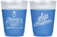 Custom Bachelorette 16 oz Color Changing Frosted Cups - Sip Happens | 60081
