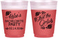 Custom Bachelorette 16 oz Color Changing Frosted Cups - Just The Girls | 60089