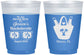Custom Bachelorette 16 oz Color Changing Frosted Cups - Beach Sun Never Sets | 60136