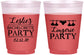 Custom Bachelorette 16 oz Color Changing Frosted Cups - Lingerie Party | 60171