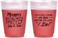 Custom Bachelorette 16 oz Color Changing Frosted Cups - Before She Says I Do | 60179