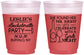 Custom Bachelorette 16 oz Color Changing Frosted Cups - Mr Right Girls Night | 60180
