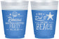 Custom Bachelorette 16 oz Color Changing Frosted Cups - Beach | 60183