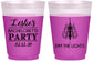 Custom Bachelorette 16 oz Color Changing Frosted Cups - Lights | 60188