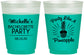 Custom Bachelorette 16 oz Color Changing Frosted Cups - Party Like A Pineapple | 60193