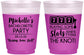 Custom Bachelorette 16 oz Color Changing Frosted Cups - Las Vegas | 60195