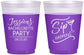 Custom Bachelorette 16 oz Color Changing Frosted Cups - Sip Happens | 60197