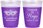 Custom Quinceanera 16 oz Color Changing Frosted Cups - Mardi Gras Quince | 70010