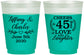 Custom Anniversary 16 oz Color Changing Frosted Cups - Cheers To 45 Years | 80006