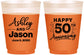 Custom Anniversary 16 oz Color Changing Frosted Cups - 50th Wedding | 80007