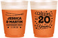 Custom Anniversary 16 oz Color Changing Frosted Cups - Cheers To 20 Years | 80011