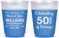 Custom Anniversary 16 oz Color Changing Frosted Cups - 50 Years Of Marriage | 80017