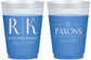 Custom Anniversary 16 oz Color Changing Frosted Cups - 20th Wedding | 80021