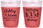 Custom Anniversary 16 oz Color Changing Frosted Cups - 35 Years Of Marriage | 80024
