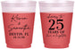 Custom Anniversary 16 oz Color Changing Frosted Cups - 25 Years Of Marriage | 80032