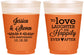 Custom Anniversary 16 oz Color Changing Frosted Cups - 40th Wedding | 80035