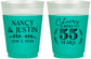 Custom Anniversary 16 oz Color Changing Frosted Cups - Cheers To 55 Years | 80038