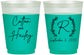 Custom Wedding 16 oz Color Changing Frosted Cups - Monogram | 803