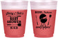 Custom Baby Shower 16 oz Color Changing Frosted Cups - Beers Bbq Babies | 90006