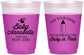 Custom Baby Shower 16 oz Color Changing Frosted Cups - Drink Baby In Pink | 90014